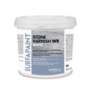 Lac piatra acrilic baza apa Nanophos SurfaPaint Stone Varnish WB