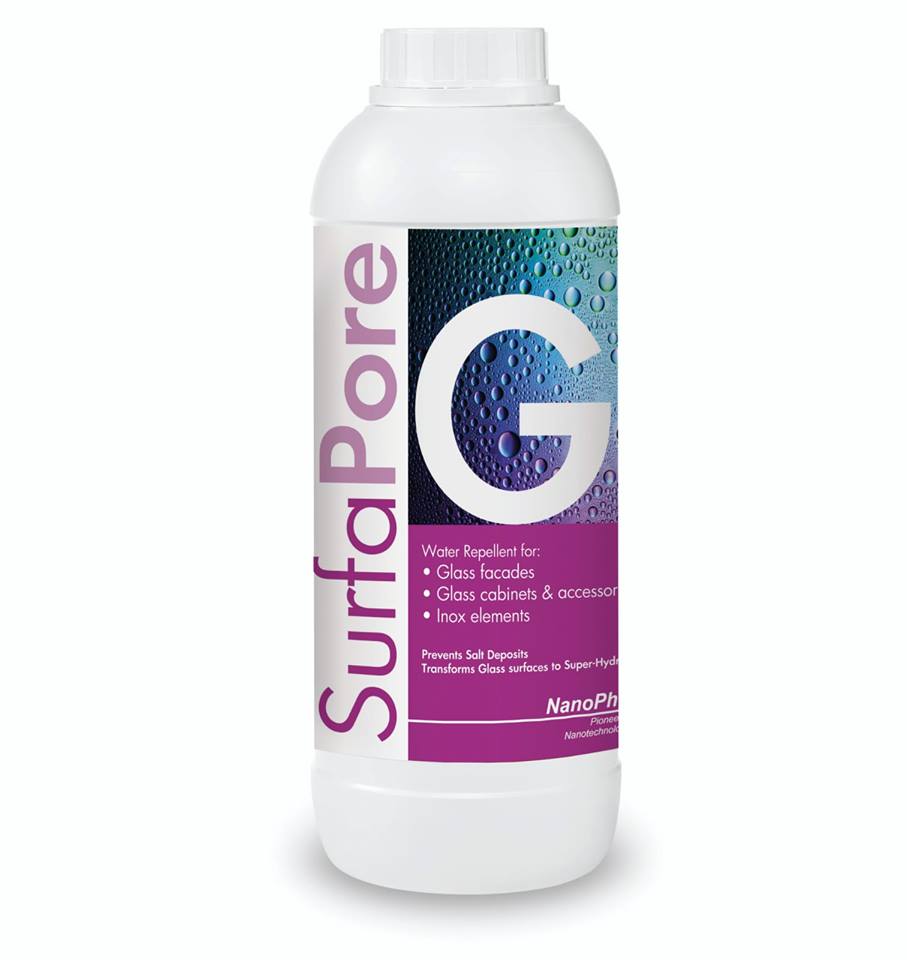 Solutie hidrofobizare geamuri si cabine de dus Nanophos SurfaPore G